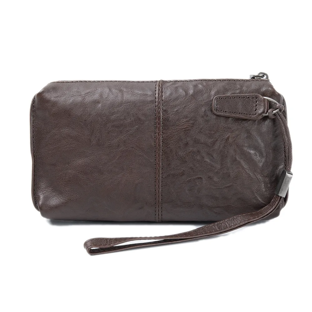 Men Cowhide Clutch Purse Bag M - Travel Organizer Men 评论和价格