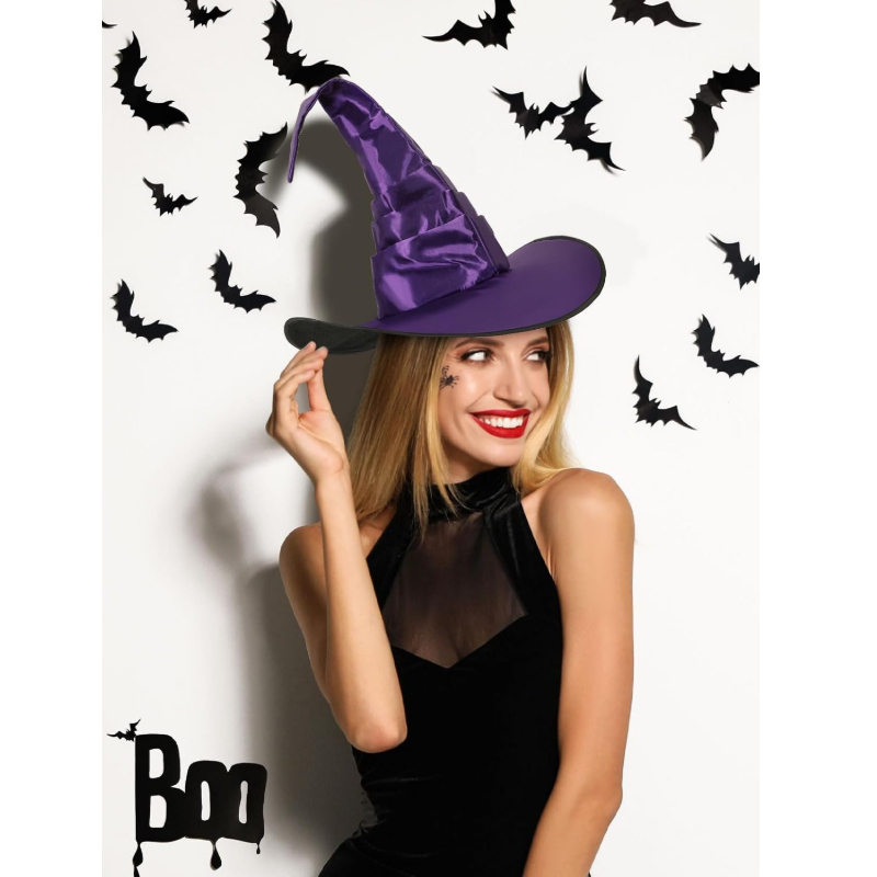 Halloween Witch Hat Costume, B - Men Accessories All 评论和价格