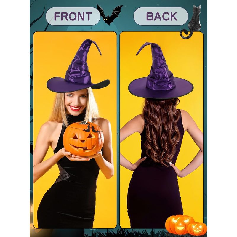 Halloween Witch Hat Costume, B - Men Accessories All 评论和价格